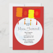 Moon Festival Chinese herfst uitnodiging (Voorkant)