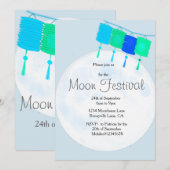 Moon Festival Chinese herfst uitnodiging (Voorkant / Achterkant)