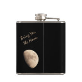 Moon Flask Persoonlijke Moon Flask Moon Gifts Heupfles (Achterkant)