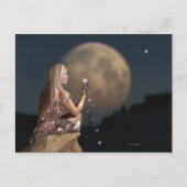 Moon Flower Briefkaart (Voorkant)