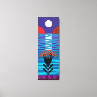 Moon Flower Canvas Afdruk