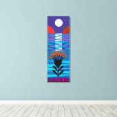 Moon Flower Canvas Afdruk (Insitu (Houten vloer))