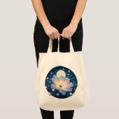 Moon Flower Design Tote Bag (Voorkant (product))