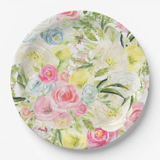 Moon Flower Papieren Bordje