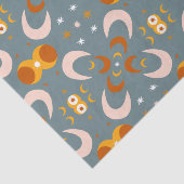 Moon Flower Pattern-cadeau Tissuepapier (Detail)