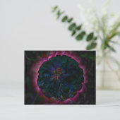 Moon Flower Post Card Briefkaart (Staand voorkant)