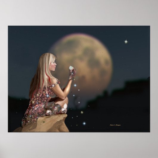 Moon Flower Poster (Voorkant)