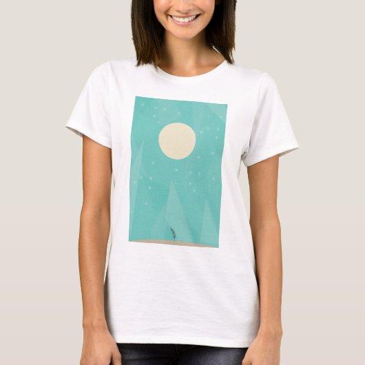 Moon Flower T-shirt (Voorkant)