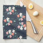 Moon Flower Theedoek (Quarter Fold)