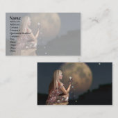 Moon Flower Visitekaartje (Voorkant / Achterkant)