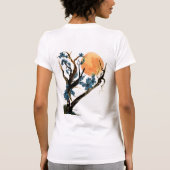 "Moon Flowers" Vrouwenpetite T T-shirt (Achterkant)