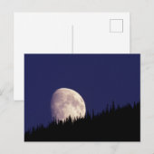 Moon & Forest | Nationaal park Glacier Montana Briefkaart (Voorkant / Achterkant)
