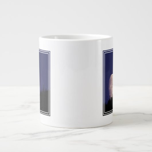 Moon & Forest | Nationaal park Glacier Montana Grote Koffiekop (Voorkant)