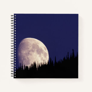 Moon & Forest Nationaal park Glacier Montana Notitieboek