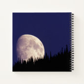 Moon & Forest | Nationaal park Glacier Montana Notitieboek (Achterkant)