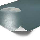 Moon Foto Afdruk (Hoek)