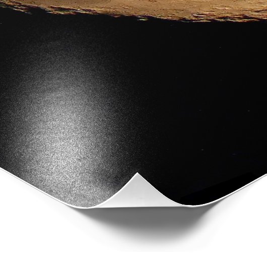 Moon Foto Afdruk (Hoek)