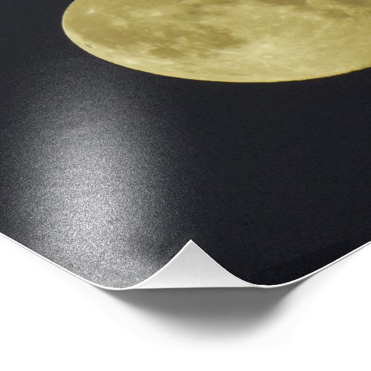 Moon Foto Afdruk (Hoek)