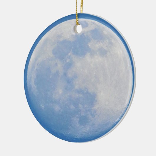 Moon Foto Keramisch Ornament (Links)