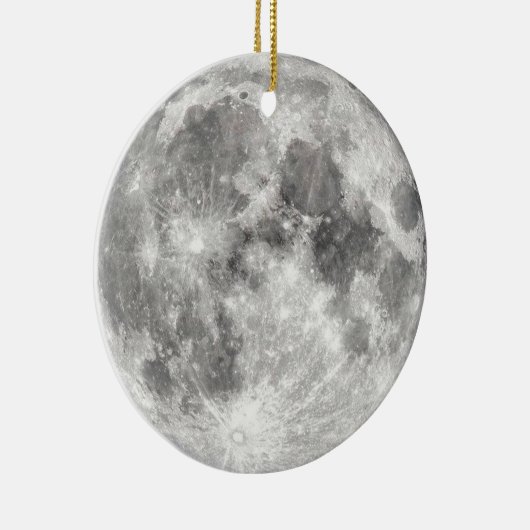 Moon-foto Keramisch Ornament (Rechts)