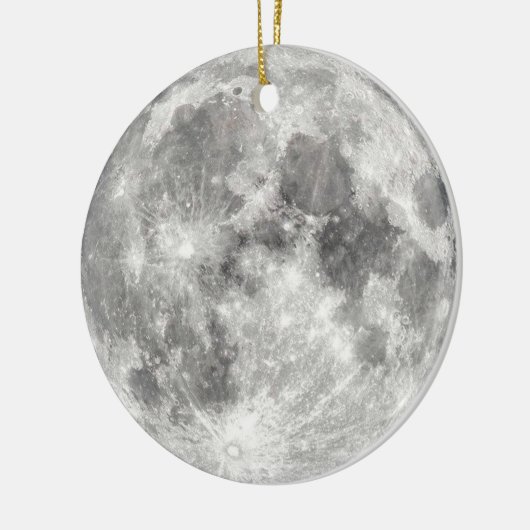 Moon-foto Keramisch Ornament (Links)