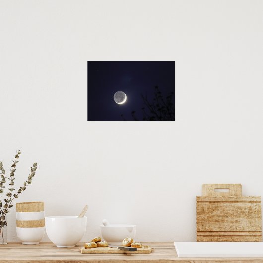 Moon Foto Poster (Keuken)