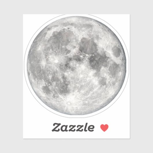 Moon Foto Sticker (Vel)