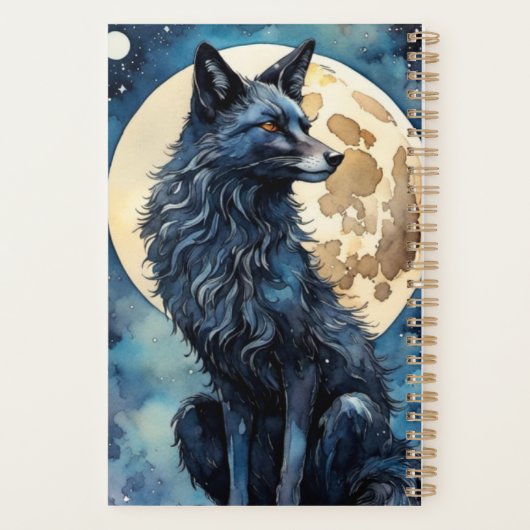 Moon Fox Planner (Achterkant)