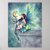 Moon Friend Fairy Art van Molly Harrison Poster (Voorkant)
