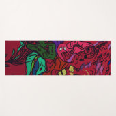 Moon Galaxy Yogamat (Voorkant (horizontaal))