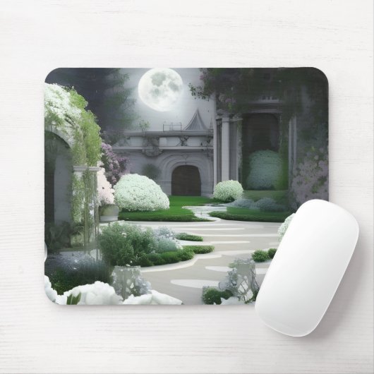 Moon Garden Mousepad Muismat (Met muis)