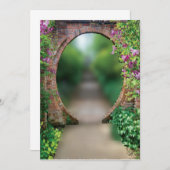 MOON GATE INVITATION KAART (Voorkant / Achterkant)