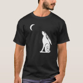 Moon Gazing Hare Mannen Dark T-shirt (Voorkant)
