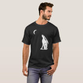Moon Gazing Hare Mannen Dark T-shirt (Voorkant volledig)