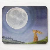 Moon Gazing Hare Mouse Mat Muismat (Voorkant)