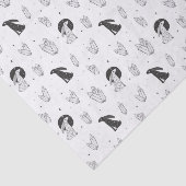 Moon Gazing Hare Tissue Paper Tissuepapier (Detail)