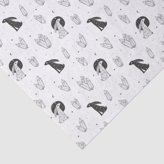 Moon Gazing Hare Tissue Paper Tissuepapier (Detail)