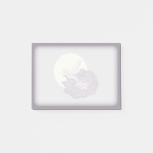 Moon Gazing Paars Flower Fairy Evening Sky Post-it® Notes (Voorkant)