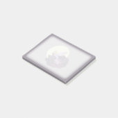 Moon Gazing Paars Flower Fairy Evening Sky Post-it® Notes (Schuin)