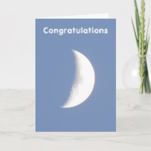 Moon  Gefeliciteerd Kaart