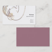 Moon Glitter-profielkaart Visitekaartje (Voorkant / Achterkant)