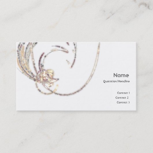 Moon Glitter-profielkaart Visitekaartje (Voorkant)