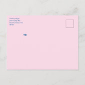 Moon Glow Boho Modern Schattige Baby shower op maa Uitnodiging Briefkaart (Achterkant)