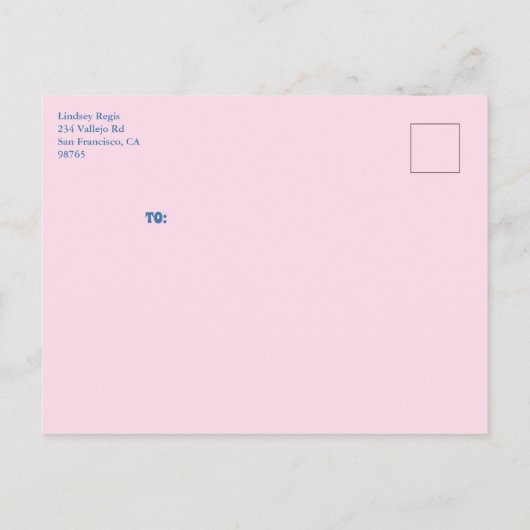 Moon Glow Boho Modern Schattige Baby shower op maa Uitnodiging Briefkaart (Achterkant)