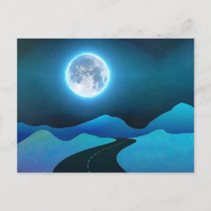 Moon glow briefkaart