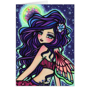 Moon Glow Fairy Fantasy Card