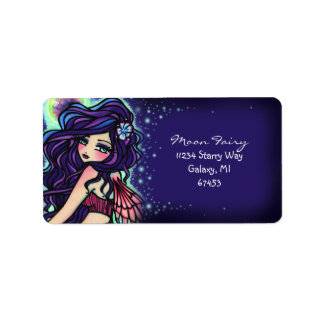 Moon Glow Fairy Fantasy Kunst Etiket