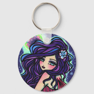 Moon Glow Fairy Fantasy Mermaid Sleutelhanger