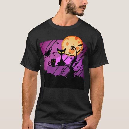 Moon Glow Halloween T-Shirt (Voorkant)