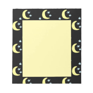 Moon Glow Notitieblok (zwart en zacht geel)